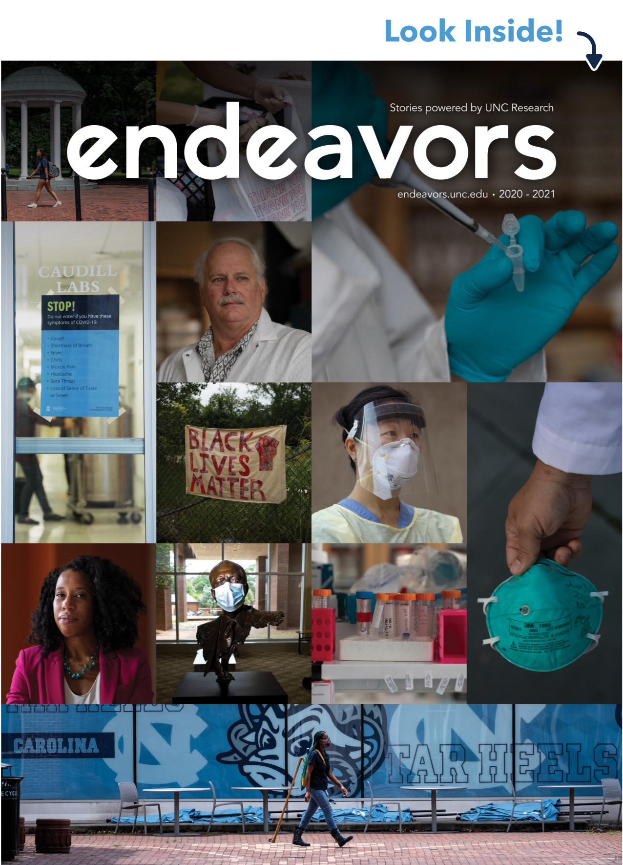 Cover of the 2020-2021 Endeavors magazine. Click to view a flipbook version of the print magazine.